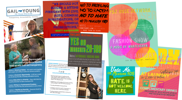 Volunteer graphic design work