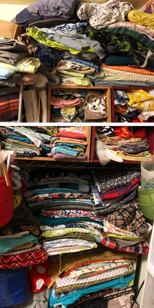 fabric stash
