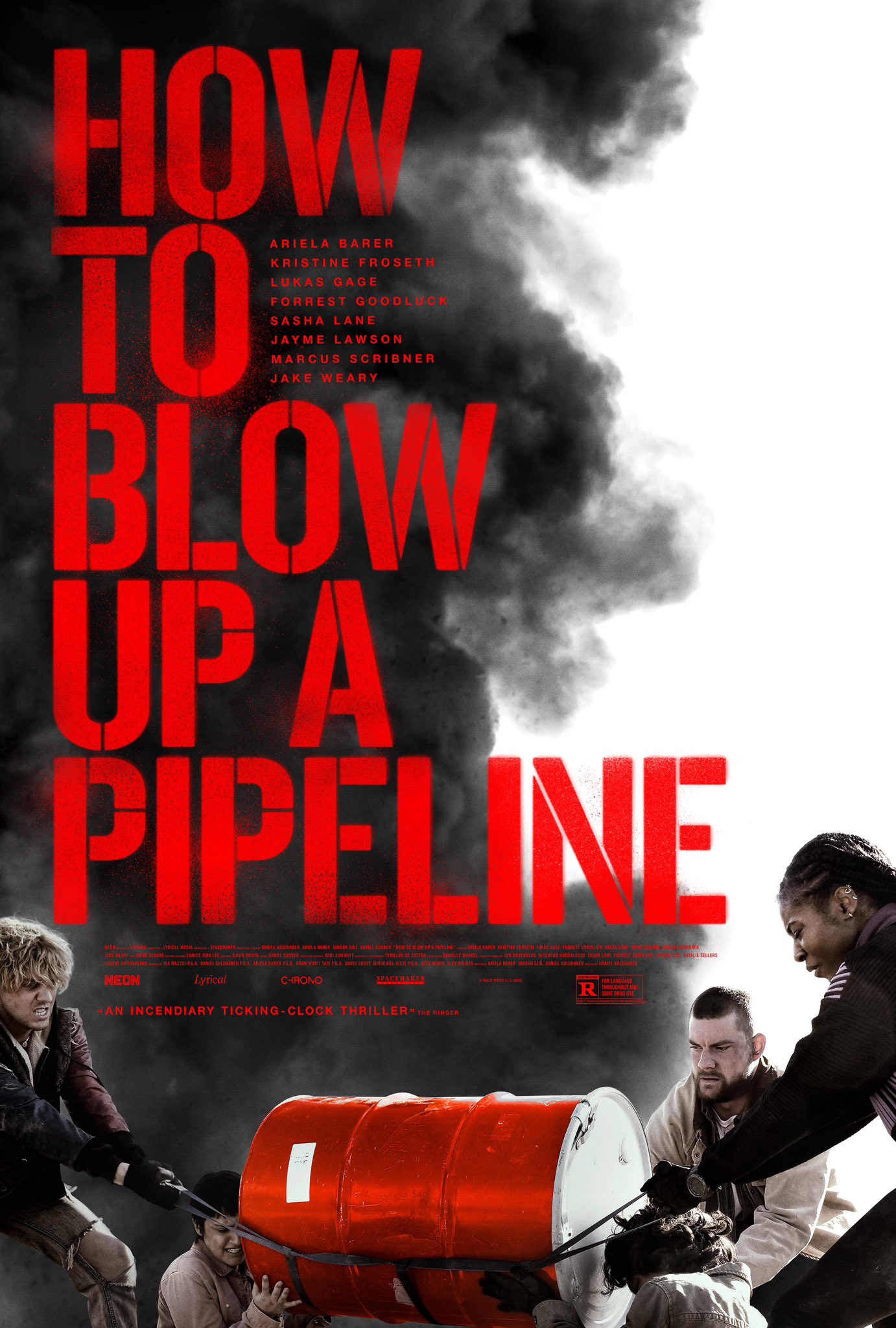 how to blow up a pipeline movie poster
