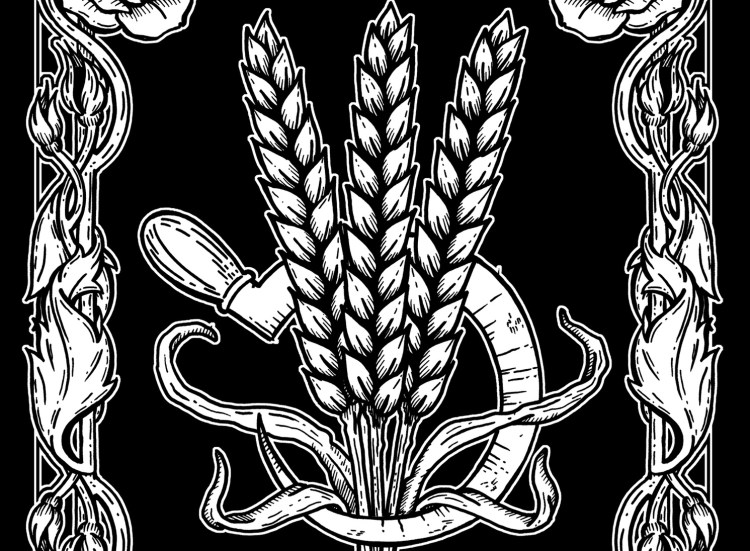 wheat and sickle illustration by NO Bonzo cropped in